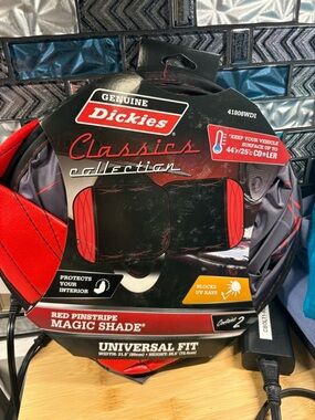 Dickies Red and Black Pinstripe Magic Shade - Classics Collection